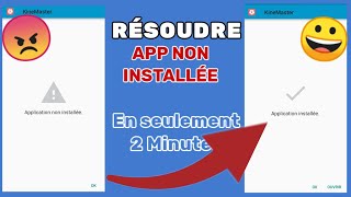 Comment Régler le Problème Application Non Installée Sur Android en 2 Minutes [upl. by Latton]