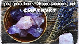 Amethyst Meaning Benefits and Spiritual Properties [upl. by Archle]