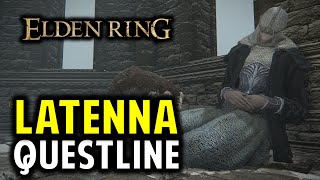 Latenna Full Questline  Latenna the Albinauric Location  Elden Ring [upl. by Defant]