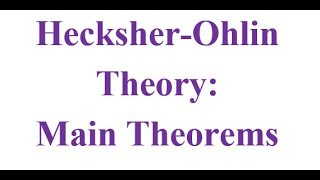 Theorems of the HecksherOhlin Theory of International Trade A 4Minute Summary [upl. by Arot207]