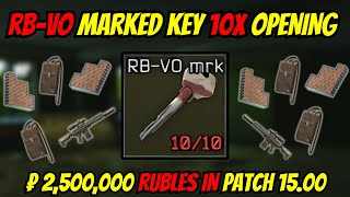 RBVO Marked Key 10x Opening on Reserve  Escape From Tarkov [upl. by Ninaj462]