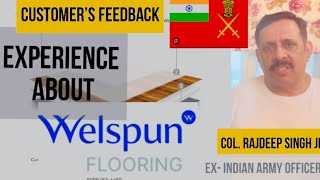 Customer Feedback about WELSPUN SPC Flooring in Delhi welspun [upl. by Nacnud]