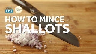 Knife Skills How to Mince Shallots [upl. by Ravi]