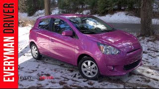 Heres the 2014 Mitsubishi Mirage Review on Everyman Driver [upl. by Yehtomit]