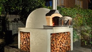 How to Build our Wood Fired Brick Pizza Oven Kit [upl. by Nibor]