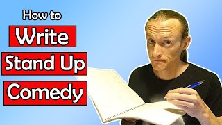 How to write a 5 minute stand up comedy set [upl. by Eaned]