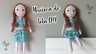 COMO HACER UNA MUÑECA DE TELA👧 MANUALIDADES DIY [upl. by Schrader11]