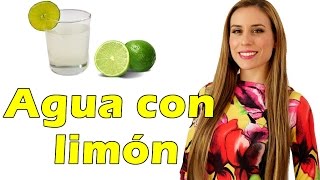 AGUA CON LIMÓN PARA ADELGAZAR  Lorena Romero Nutricionista [upl. by Darla]