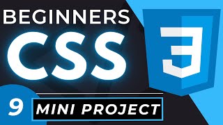 CSS MiniProject for Beginners [upl. by Niamjneb]