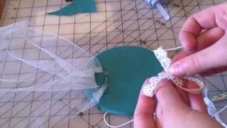 Fascinator Hat DIY EASY How to  Whitney Sews [upl. by Morette]