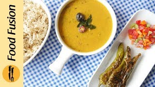 Daal with Zeera Chawal and Talli hui Mirchein recipe by Food Fusion [upl. by Buckie529]