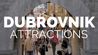 10 Top Tourist Attractions in Dubrovnik  Travel Video [upl. by Richella]