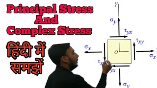 Principal Stresses in hindi  complex stresses हिंदी  principle stress and strain hindi [upl. by Cammi163]