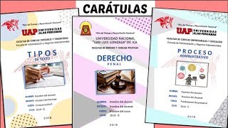 CARÁTULAS EN WORD 4 Diseños  TUTORIAL fácil paso a paso  Shirlhy [upl. by Haven]