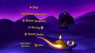 Aladdin DVD Menu Walkthrough [upl. by Barlow535]