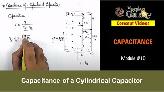 Class 12 Physics  Capacitance  10 Capacitance of a Cylindrical Capacitor  For JEE amp NEET [upl. by Enixam740]