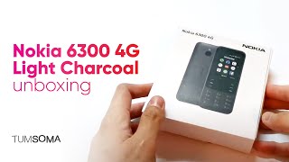 Nokia 6300 4G Light Charcoal  Unboxing [upl. by Diarmid194]