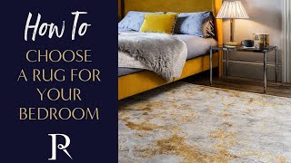 How To Choose A Bedroom Rug  Rugsie [upl. by Nybbor812]