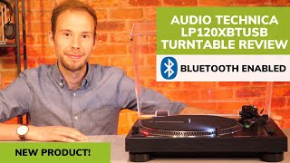 AudioTechnica LP120XBTUSB Bluetooth Turntable overview [upl. by Kopans337]