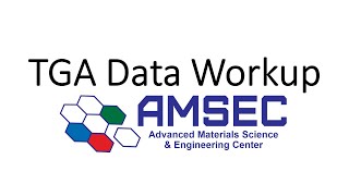 Thermogravimetric Analysis TGA Data Workup [upl. by Akkimat]