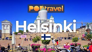 HELSINKI Finland  Summer Tour  4K HDR [upl. by Hgielhsa]