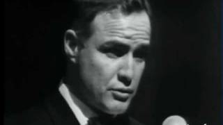 Marlon Brando charming in both French and English [upl. by Gney]