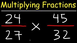 Multiplying Fractions  The Easy Way [upl. by Ttennej609]