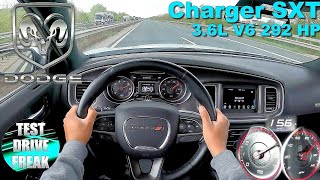 2019 Dodge Charger 36L V6 SXT 292 HP TOP SPEED AUTOBAHN DRIVE POV [upl. by Taddeusz607]