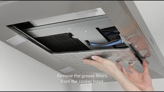 How to change your AEG cooker hood filter  Carbon filter [upl. by Ydnyl1]