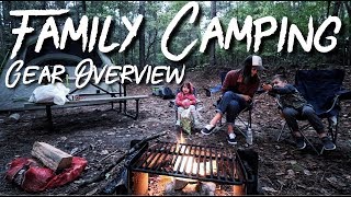 Family Camping  Our Gear Overview [upl. by Danell]