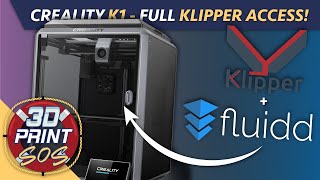 Get FULL KLIPPER Access on your Creality K1 [upl. by Godding]