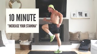 HOW TO RUN LONGER  Home Workout to IMPROVE STAMINA [upl. by Sennahoj]