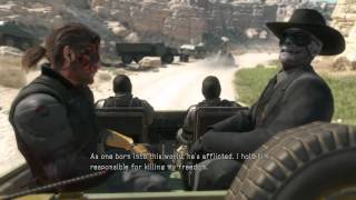 Metal Gear Solid V The Phantom Pain  Skull Faces Speech [upl. by Pope356]