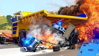 FURIOUS REVENGE │ Epic BeamNG Drive Highway Police Chase [upl. by Bili920]