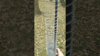 Slinky squirrel deterrent How To Protect Bird feeders [upl. by Mar]