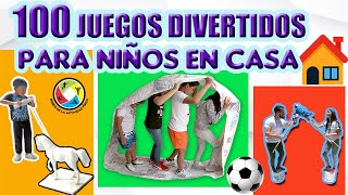 100 JUEGOS DIVERTIDOS PARA NIÑOS EN CASA PREESCOLAR PRIMARIA Y SECUNDARIA Educación física en CASA [upl. by Raila737]