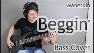 Måneskin  Beggin Bass Cover With Tab [upl. by Mairam]