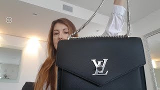 Louis Vuitton MyLockMe BB unboxing and review 🖤 Laras Purse LV [upl. by Ibba326]