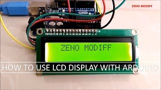 How to Connect an I2C Lcd Display to an Arduino Uno [upl. by Harday]