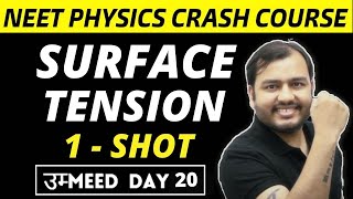 SURFACE TENSION IN ONE SHOT  All Concepts Tricks amp PYQs  NEET Physics Crash Course [upl. by Sanalda]