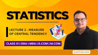 BUSINESS STATISTICSMEASURE OF CENTRAL TENDENCY [upl. by Milzie]