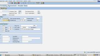 Scheduling Agreement in SAP ME31LME35 [upl. by Nainatrad]