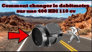 Comment changer le debitmetre sur une 406 HDI 110 cv [upl. by Tallbot]