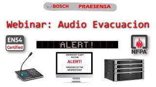 Webinar Praesensa Nuevo sistema de Audioevacuacion Llamados y ambientacion [upl. by Seessel]