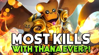 HIGHEST KILL THANATOS GAME IN SMITE HISTORY  Smite [upl. by Naitsirhc27]