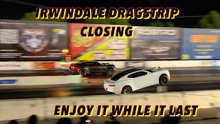 IRWINDALE DRAG STRIP CLOSING [upl. by Mell]