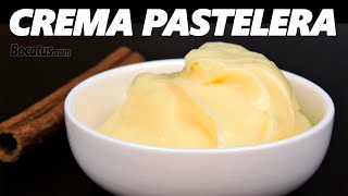 Cómo hacer Crema Pastelera fácil y rápida [upl. by Tnahsin]