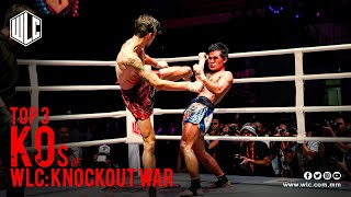 Top 3 Knockouts of WLC Knockout War  Lethwei  Bareknuckle Fight [upl. by Joris636]