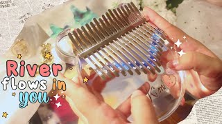 Yiruma  River Flows In You  Kalimba Cover with Tabs ♡ [upl. by Thorr]