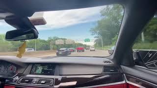 NYC Traffic Racing M5 vs Porsche [upl. by Finegan]